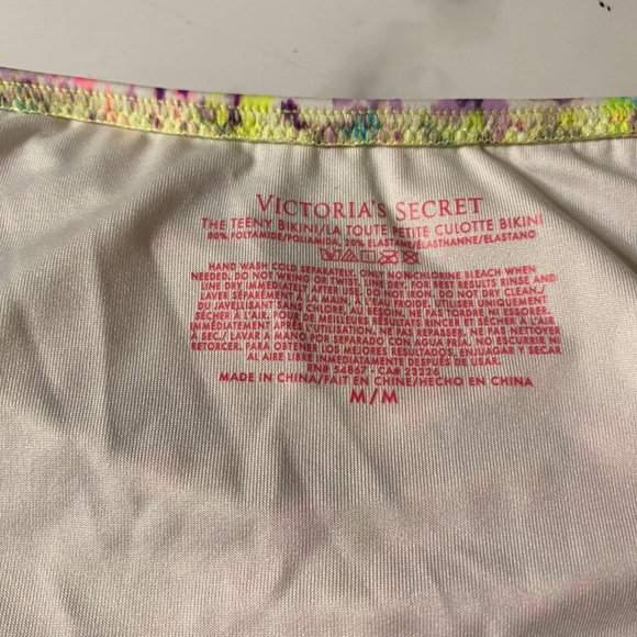 Victorias Secret Bikini The Gorgeous Push Up Floral Womens 32C Medium M Swimsuit - Picture 6 of 12